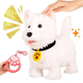 Wuffy Interactive AI Robot Dog - Realistic Touch-Sensing Puppy with Voice Mimic