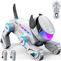 SIMREX Bluetooth Smart Robot Puppy - LED Eyes, Music, & Interactive Sensors